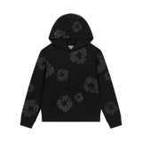 Hoodie Denim Tears basic en negro v2