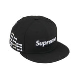 Gorro Supreme x New Era Bones Box Logo en negro