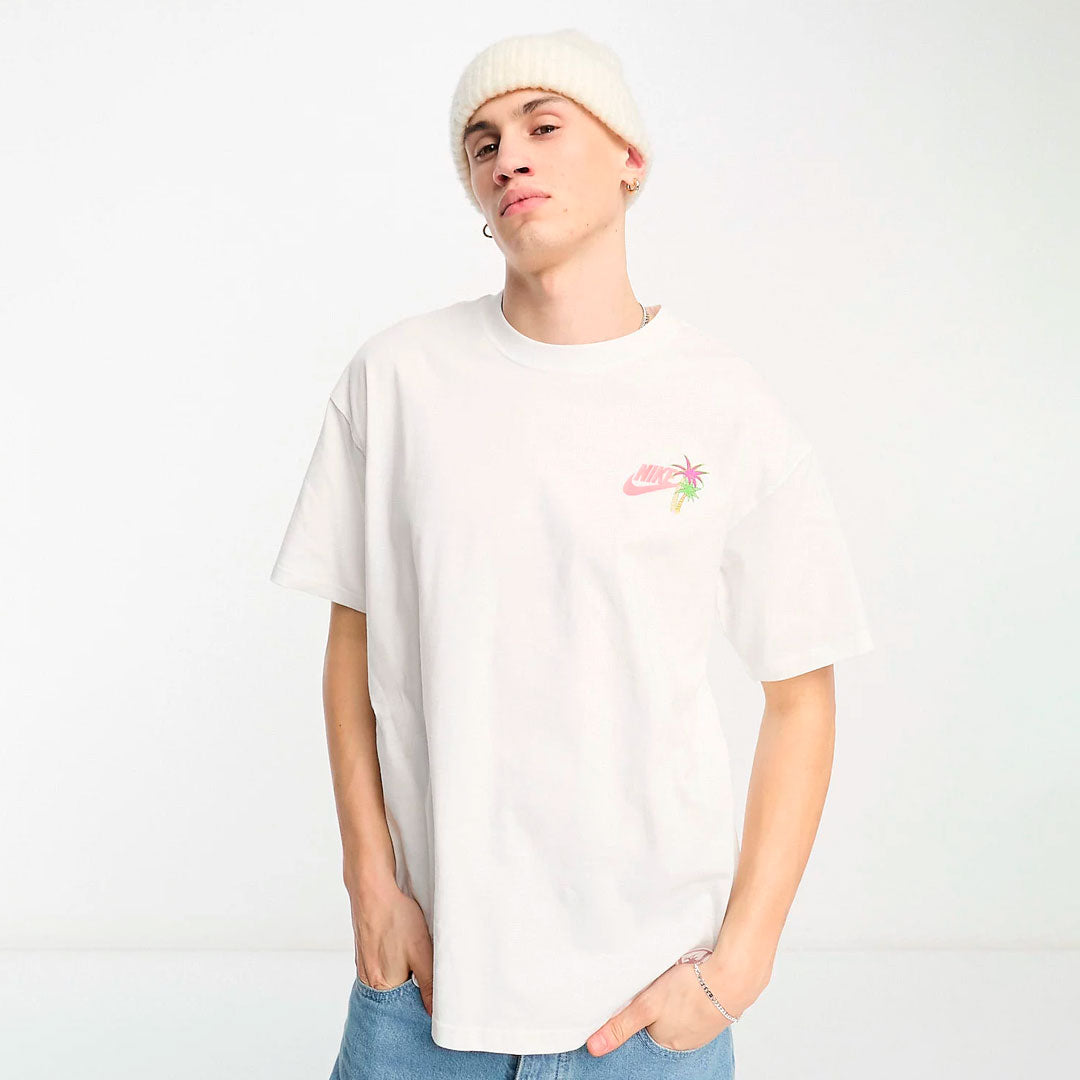 Camiseta Nike Max 90 Beach Party en blanco