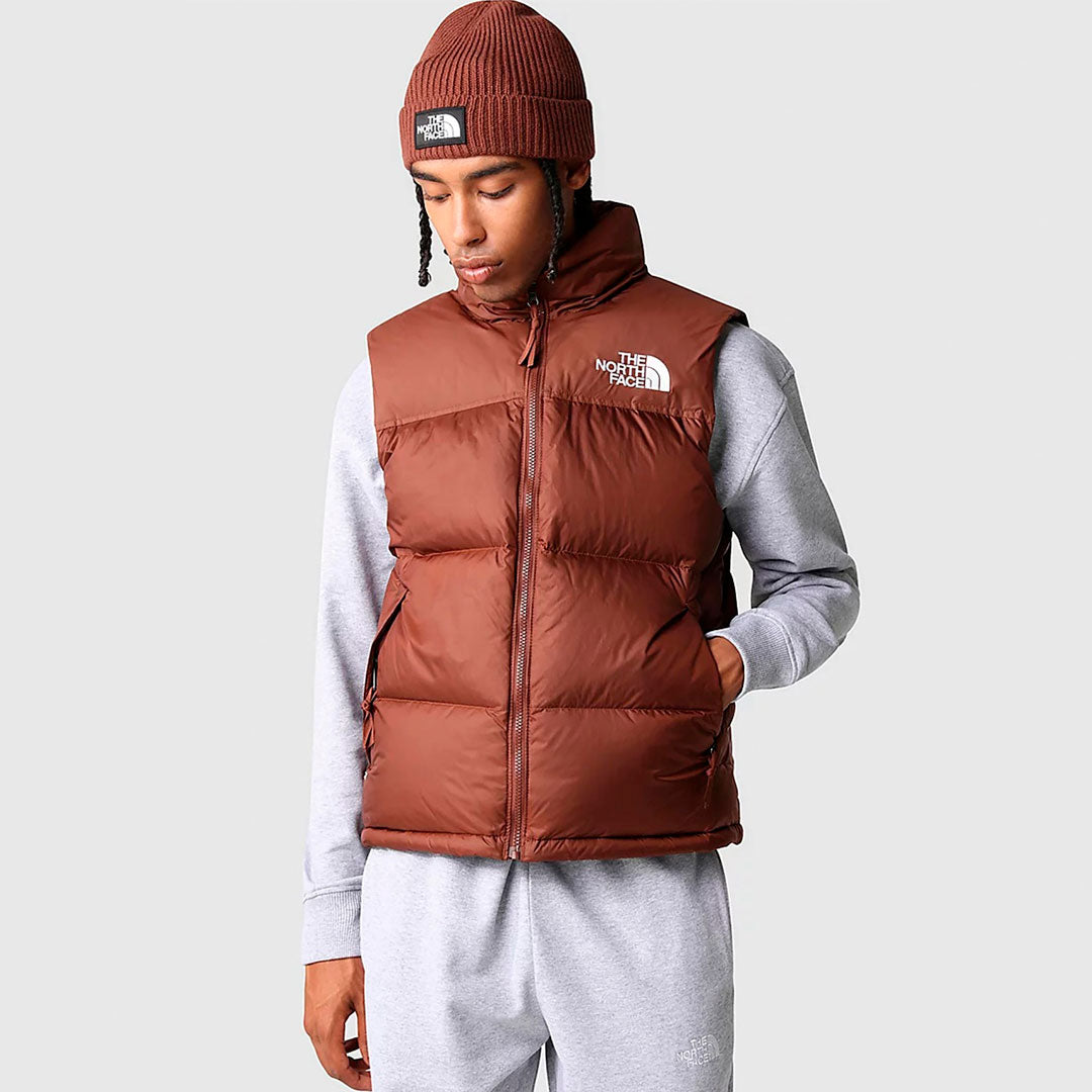 Chaleco 1996 the north face Retro Nuptse 700 en marrón