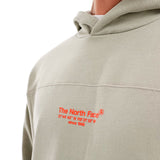 Hoodie the north face oversize Stratus en gris