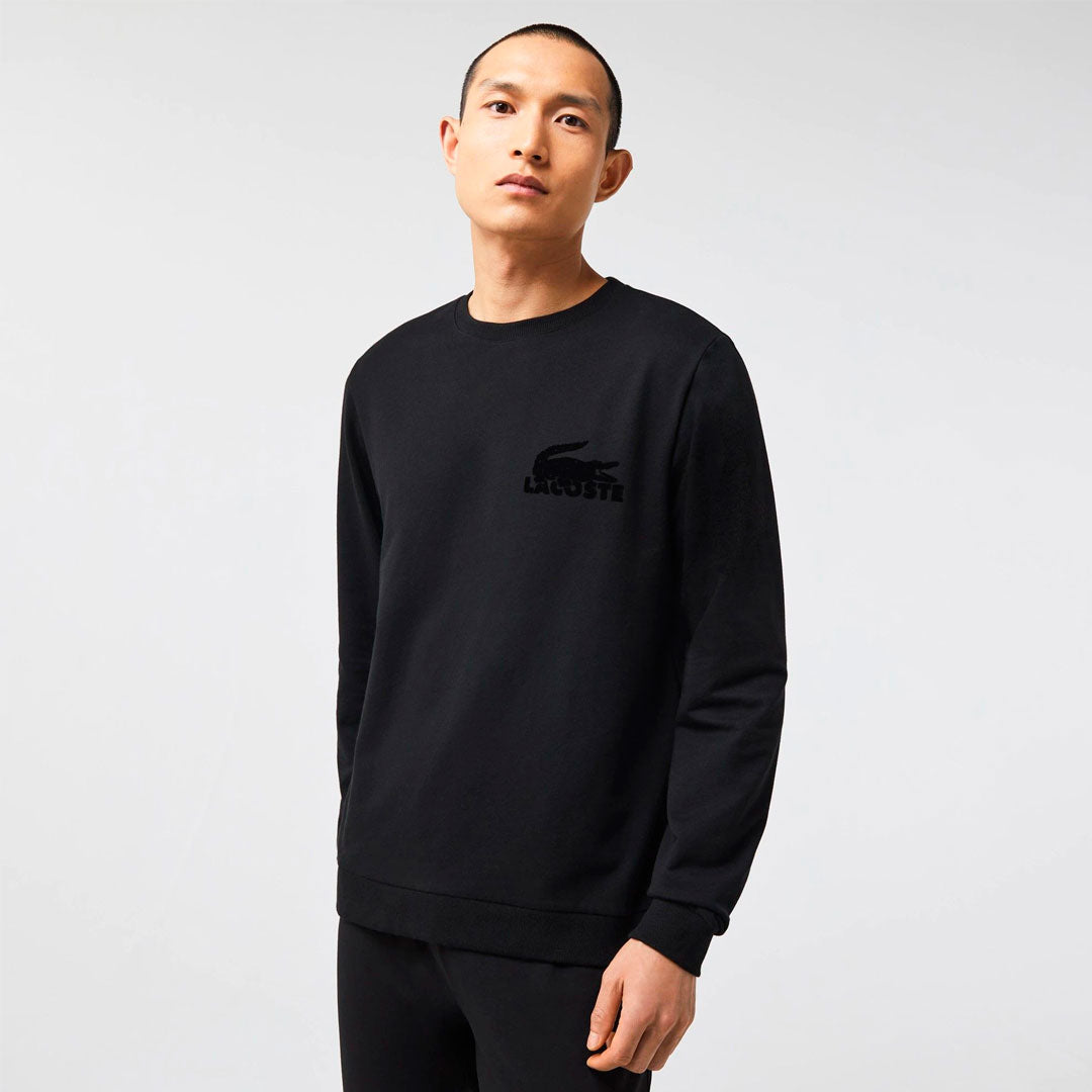 Camiseta Lacoste en negro