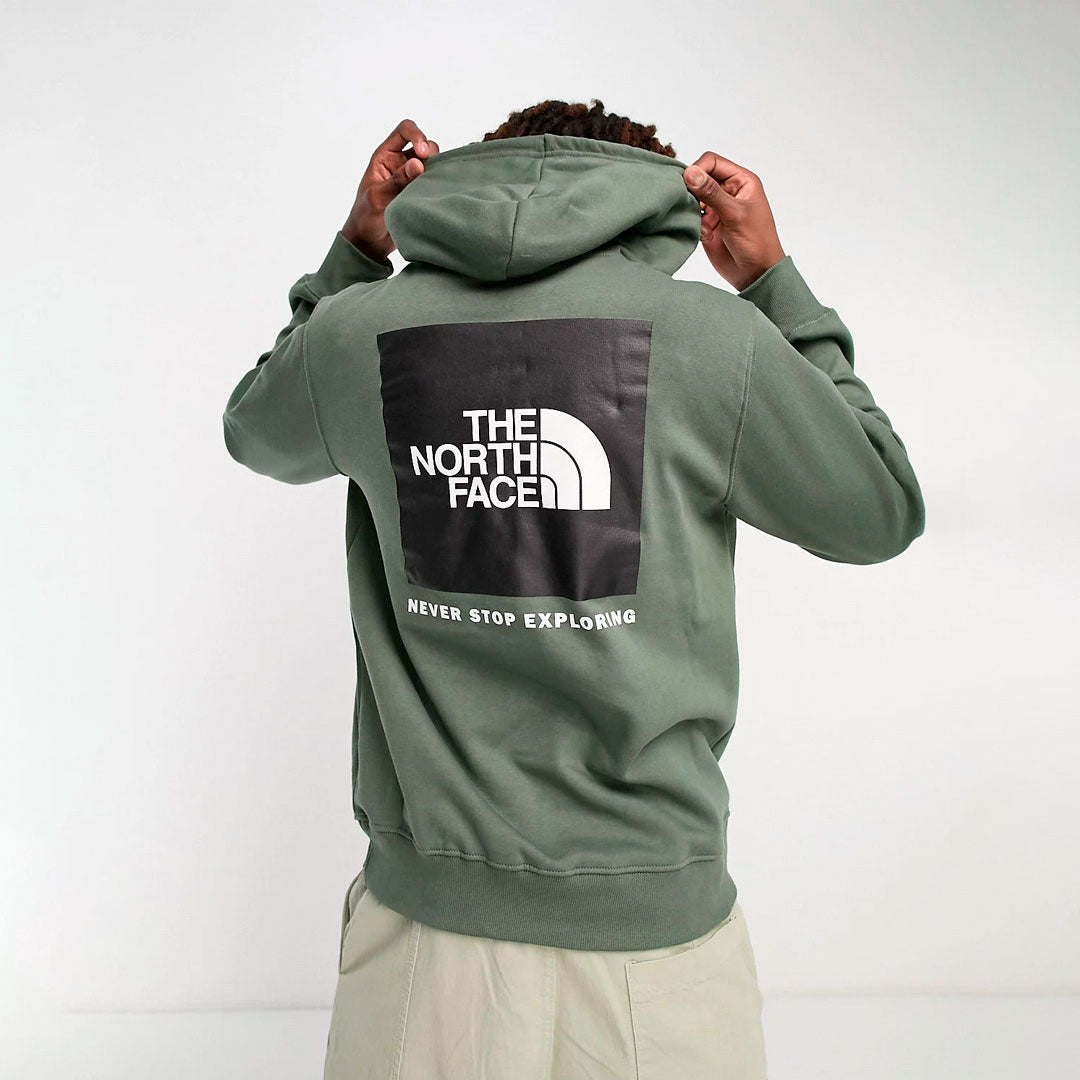 Hoodie the north face en verde