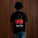 Camiseta Nude Project Metal Cherry en negro