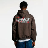 Hoodie Cold Culture Naipes Chocolate