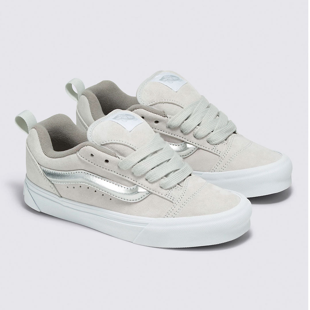 VANS Knu Skool - Metallic Silver/True White