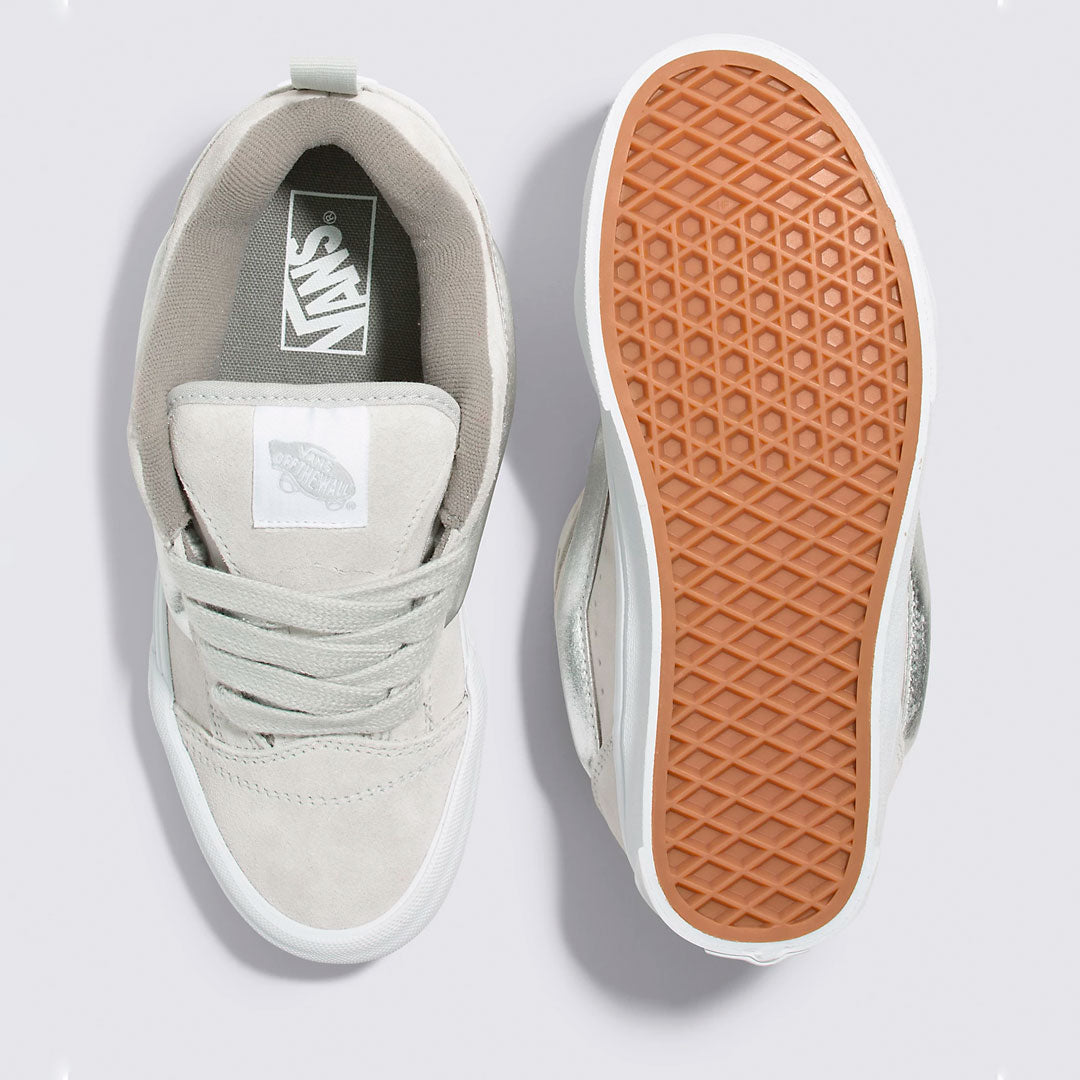 VANS Knu Skool - Metallic Silver/True White