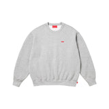 Buzo Supreme Small Box logo en gris