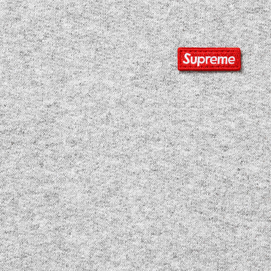 Buzo Supreme Small Box logo en gris