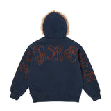 Campera Supreme Faux Fur en azul