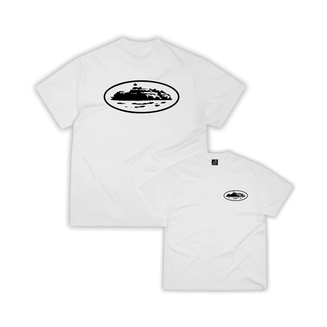 Camiseta Corteiz OG Island en blanco