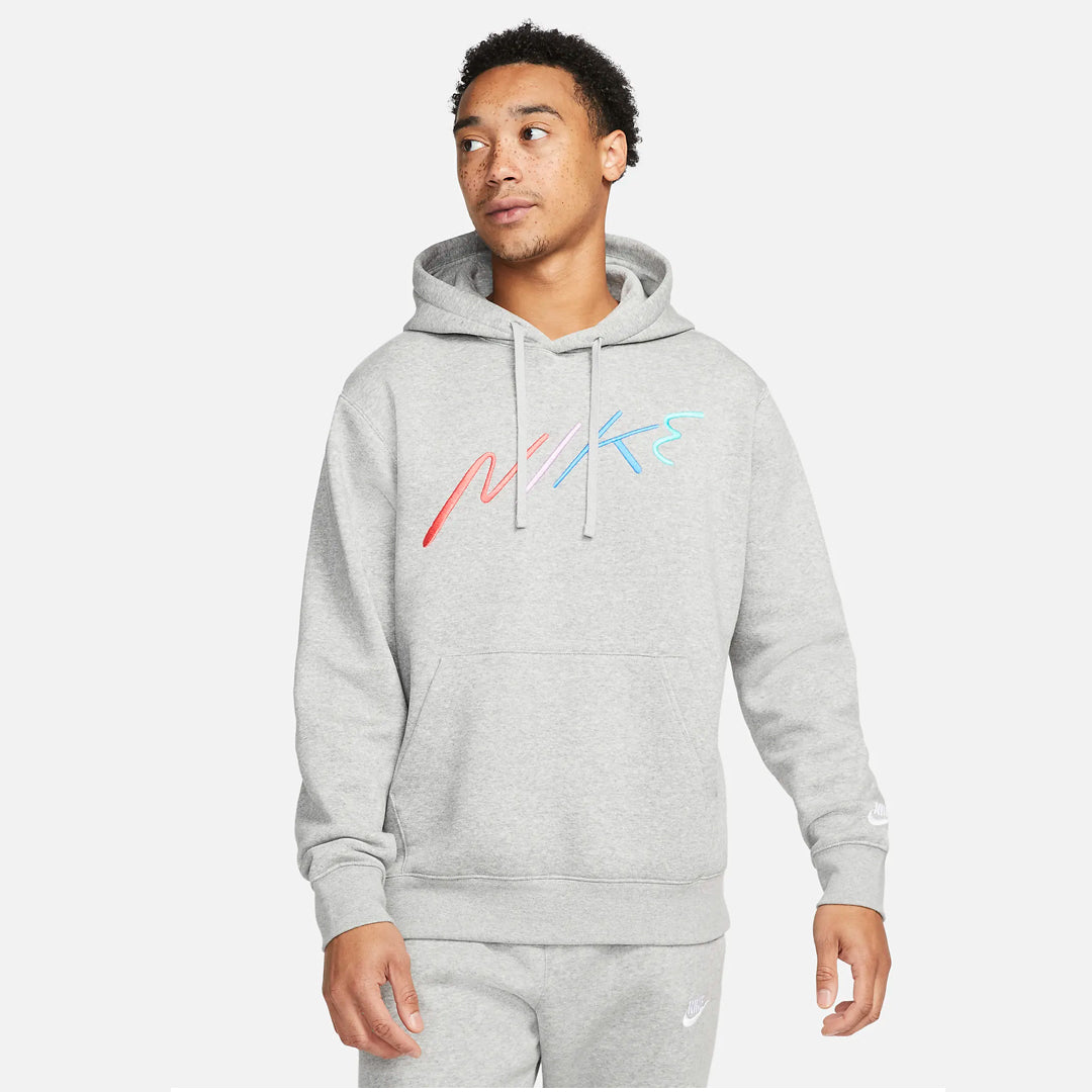 Hoodie Nike embroidery en gris