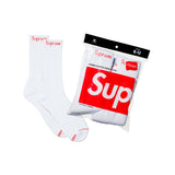 Medias Supreme en blanco