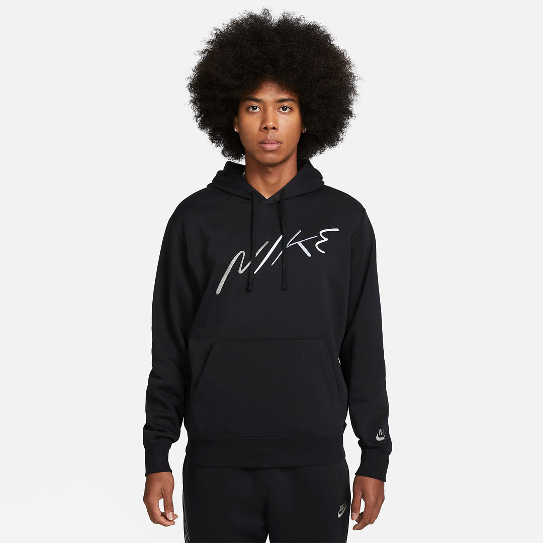 Hoodie Nike embroidery en negro