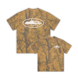 Camiseta Corteiz Island Puff Forest Camo