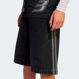 Short adidas Originals Adicolor Denim Firebird en negro