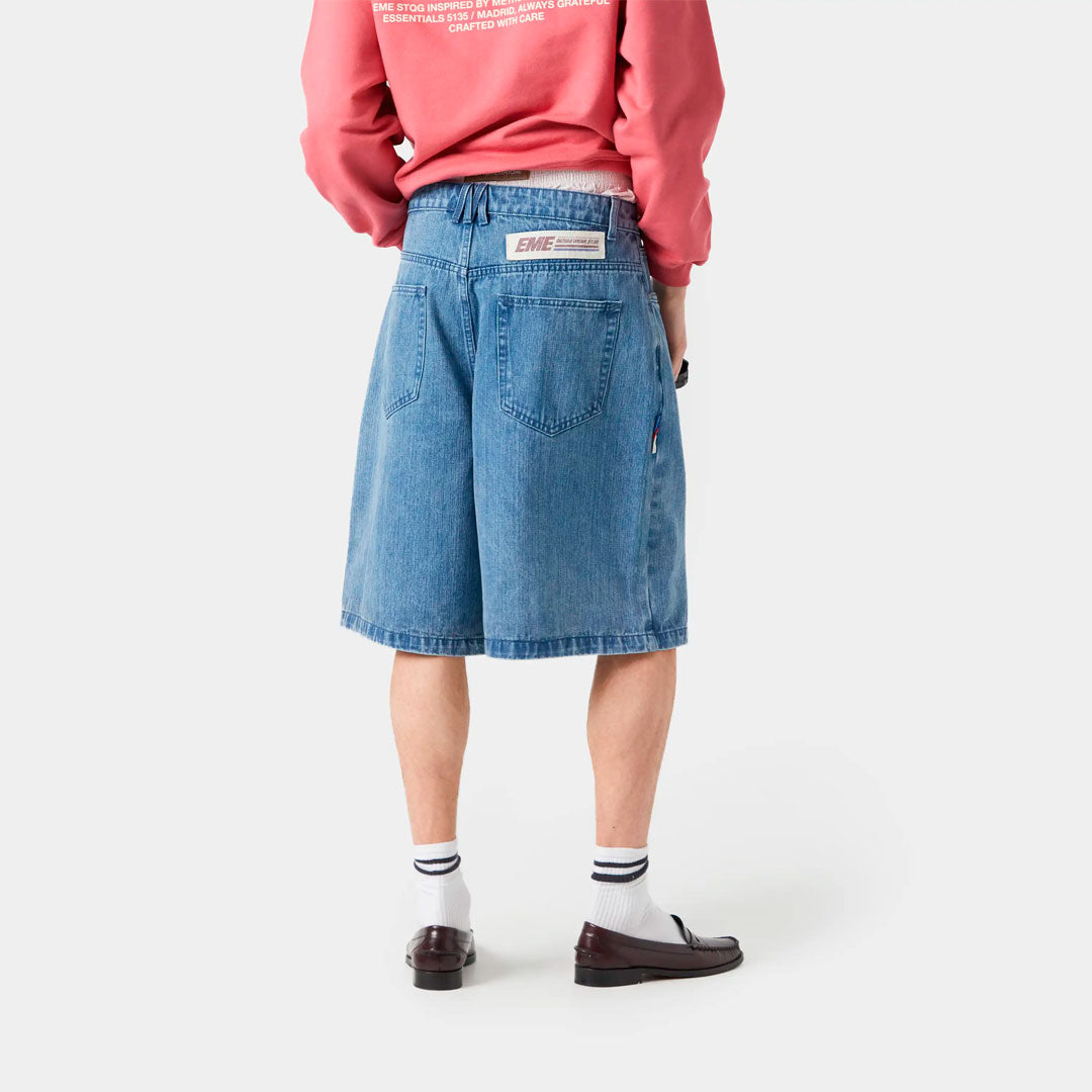 Short Eme Studios Andy Scratch Denim