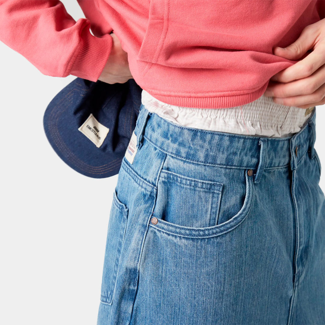 Short Eme Studios Andy Scratch Denim