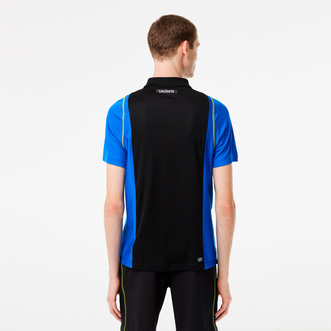 Camiseta polo Lacoste Sport en negro