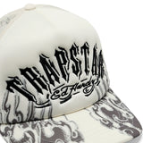 Gorro Trapstar x Ed Hardy Flame Trucker White
