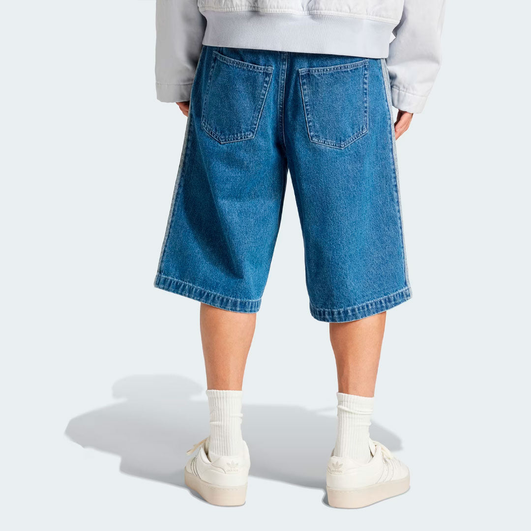 Short adidas Originals Adicolor Denim Firebird en azul