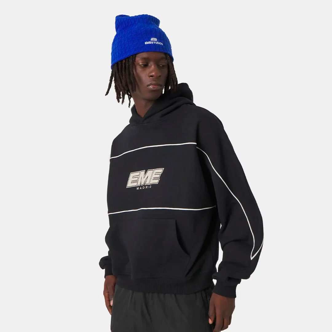 Hoodie Eme Studios Crossline Black