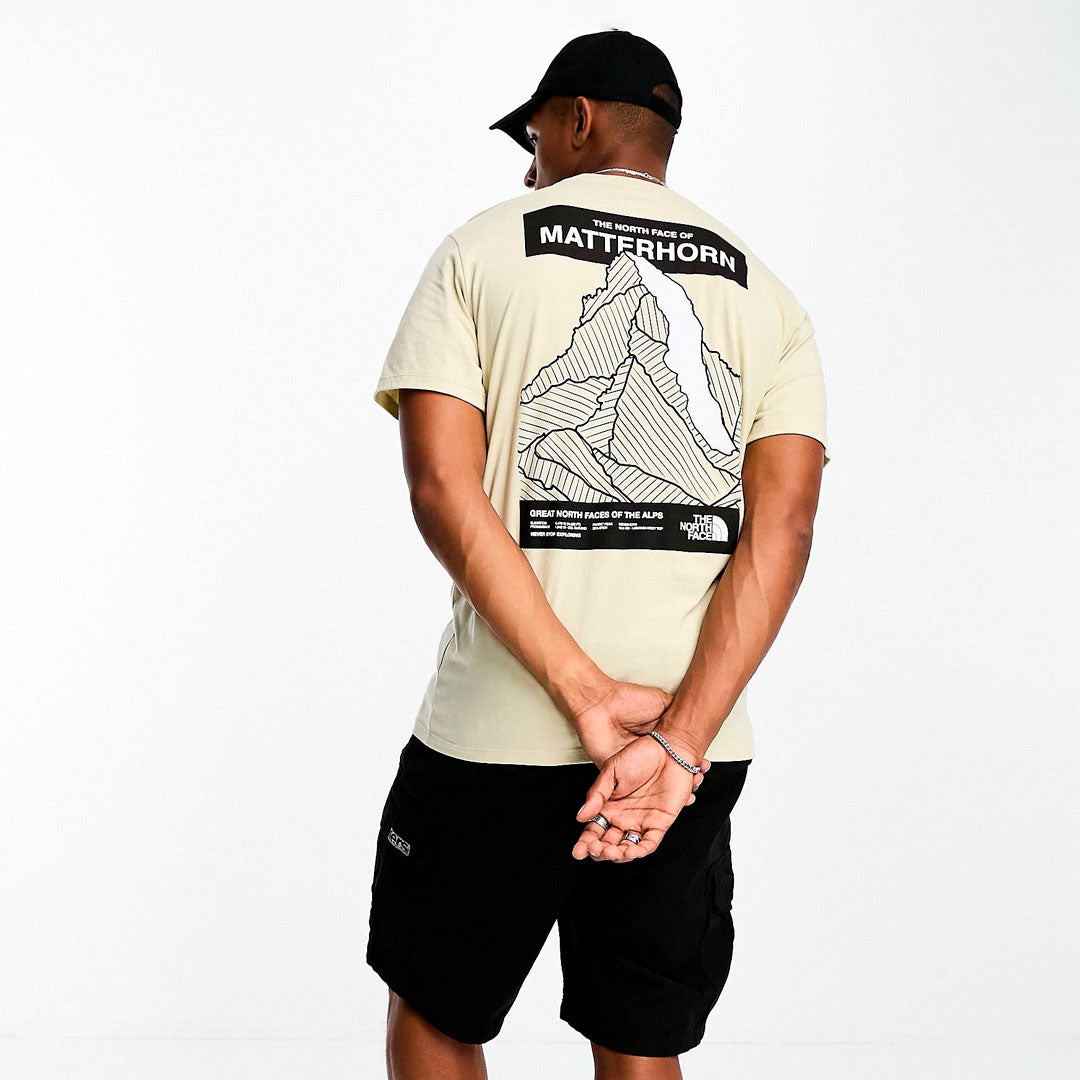 Camiseta the north face Matterhorn en beige