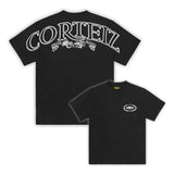 Camiseta Corteiz Royale Heavyweight en negro