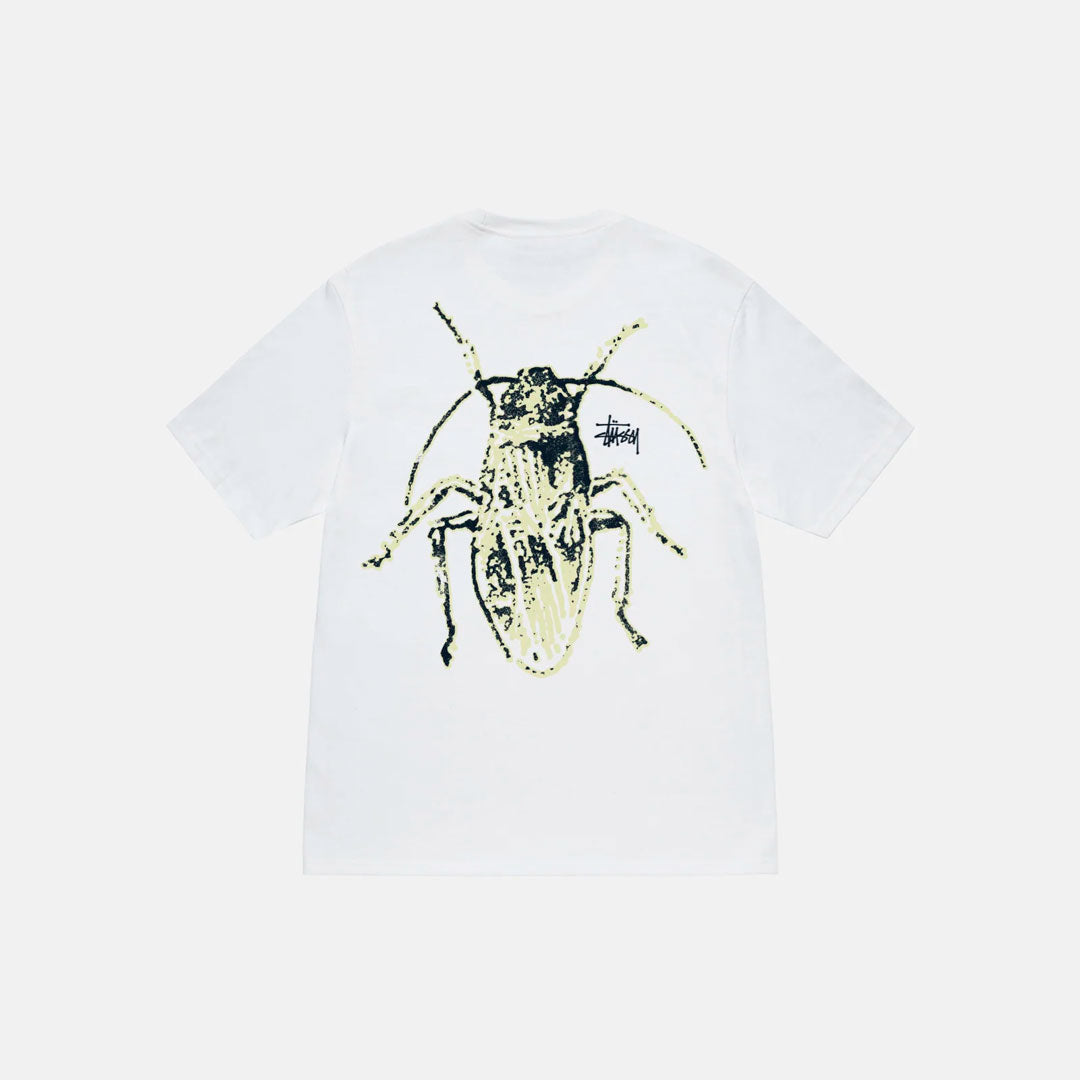 Camiseta Stussy Roach en blanco