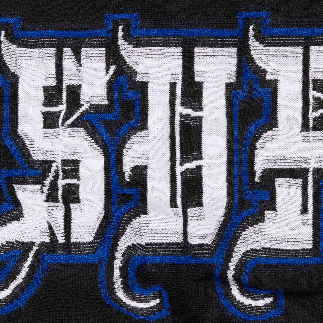 Camiseta Supreme manga larga Intarsia en negro