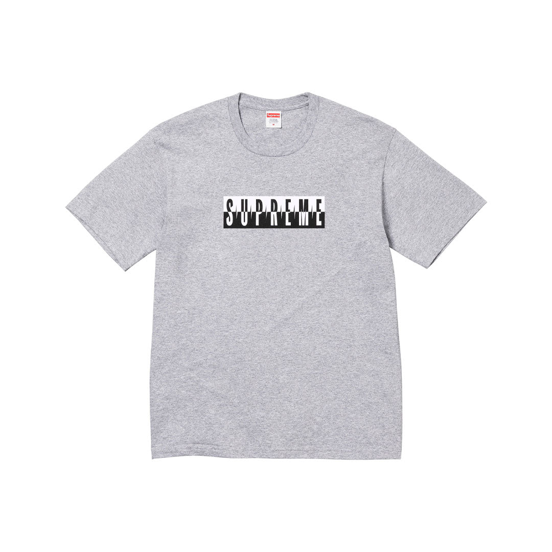 Camiseta Supreme Split Logo Grey