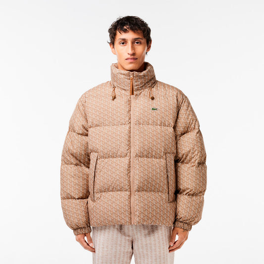 Campera Puffer Lacoste Monogram