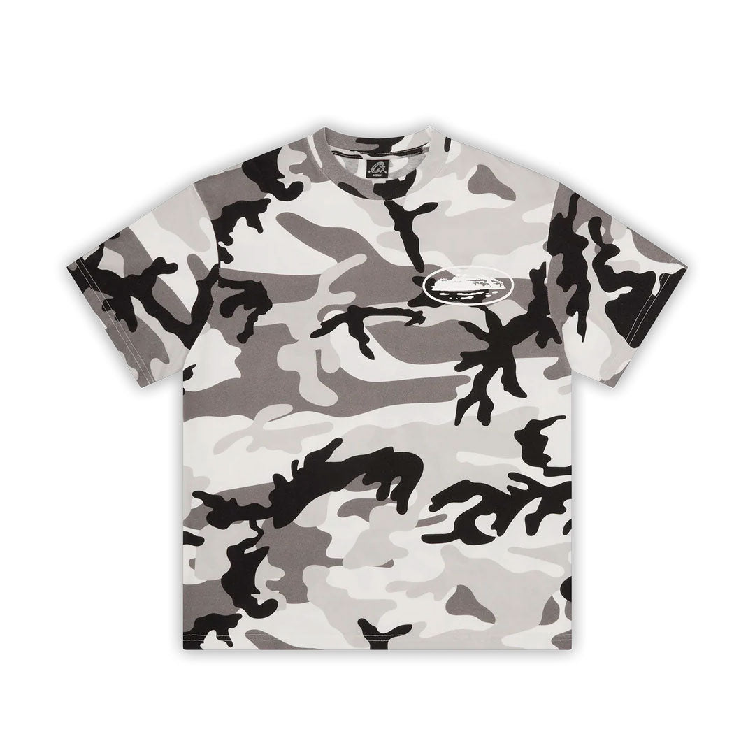 Camiseta Corteiz Island Puff Artic Camo