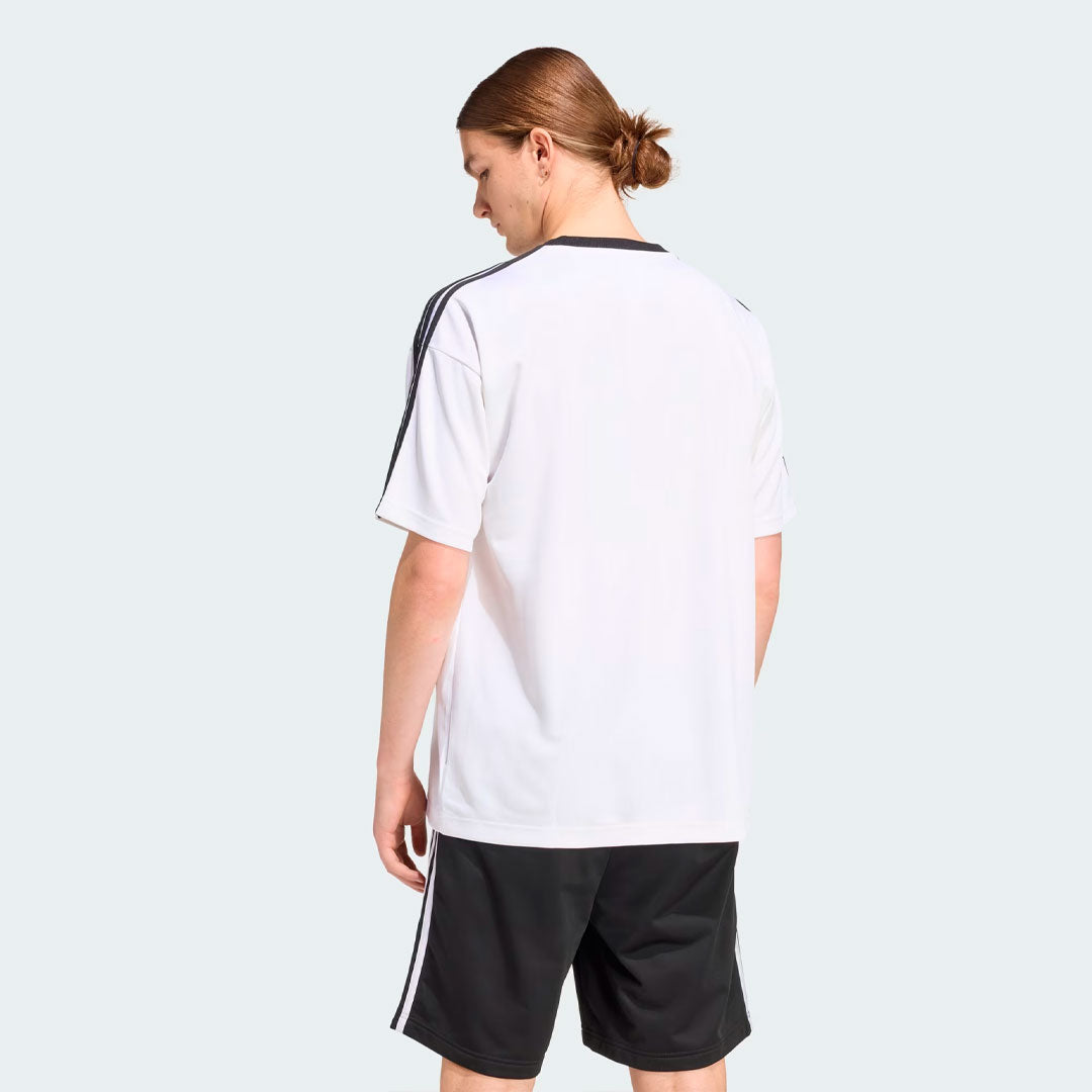 Camiseta adidas Originals Jacquard en blanco