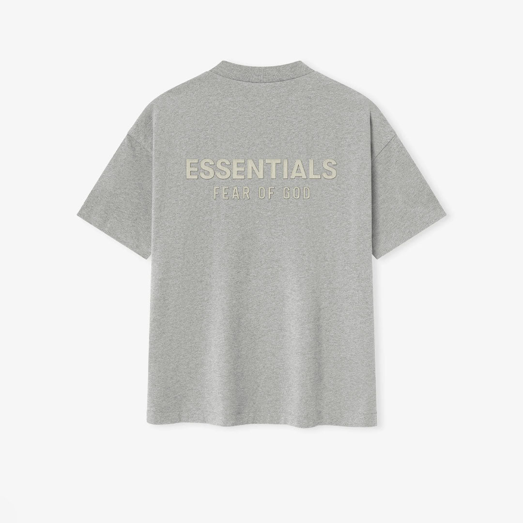 Camiseta Essentials Fear of God Metallic Concrete Heather