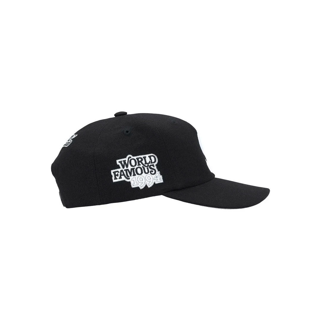 Gorro Supreme World Famous S Logo Black