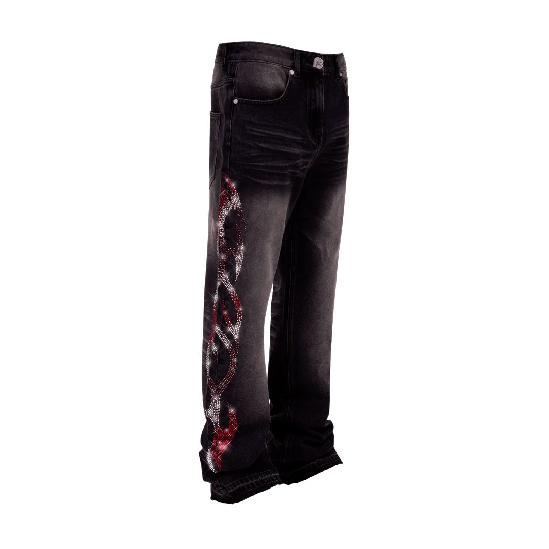 Pantalón Reputation Viper Flames Black