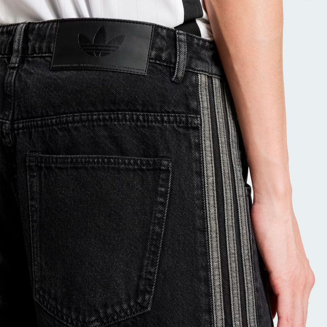 Pantalón adidas Originals Adicolor Denim Firebird en negro