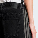 Pantalón adidas Originals Adicolor Denim Firebird en negro