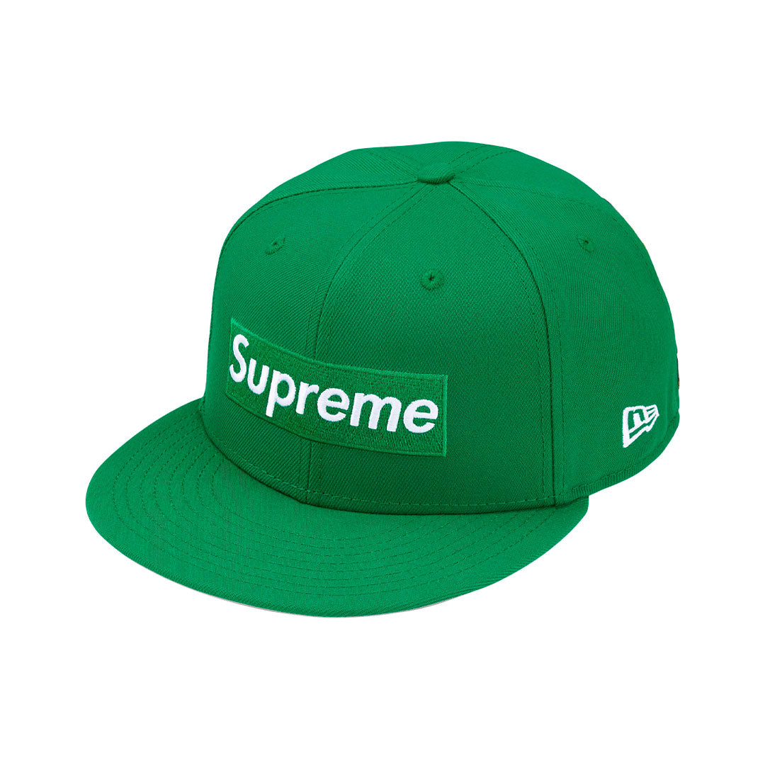 Gorro Supreme x New Era Rings Box Logo Green