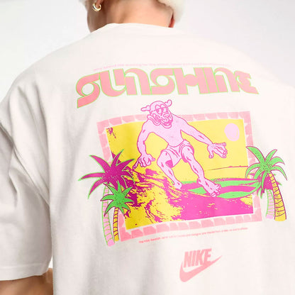 Camiseta Nike Max 90 Beach Party en blanco