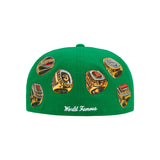 Gorro Supreme x New Era Rings Box Logo Green