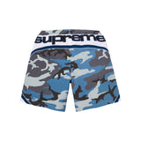 Short Supreme Paneled Blue Camo