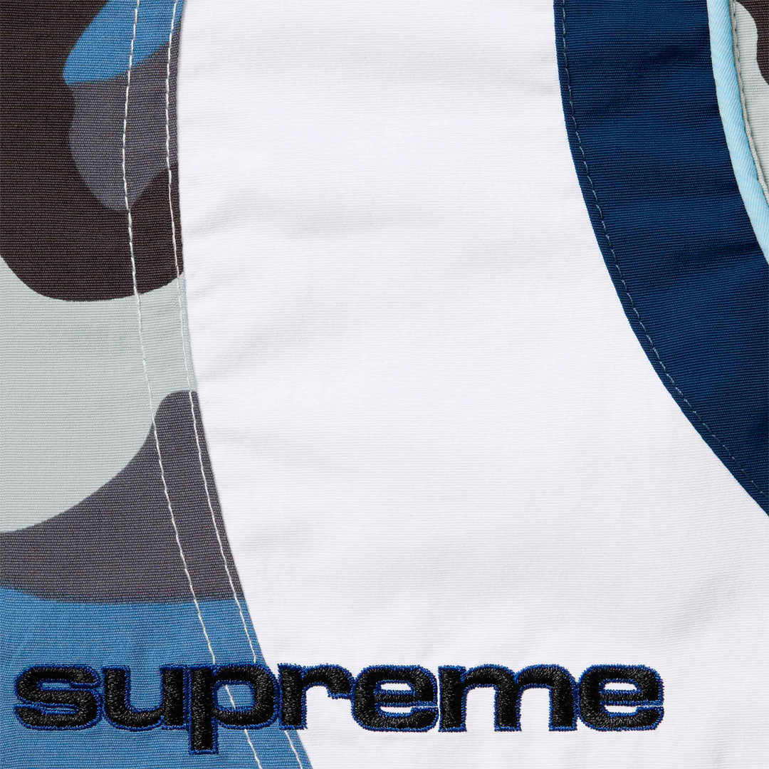 Short Supreme Paneled Blue Camo