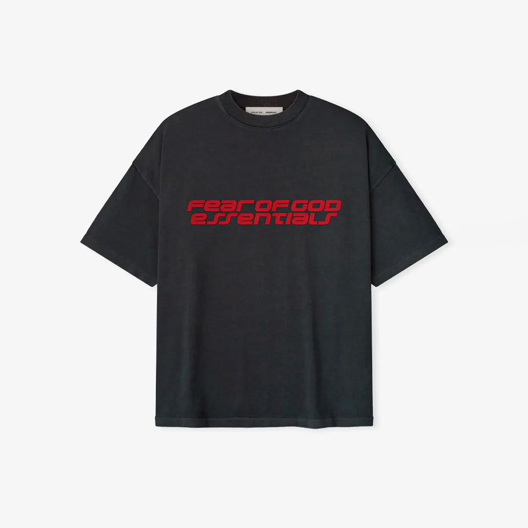 Camiseta Essentials Fear of God 90s Iron Grey