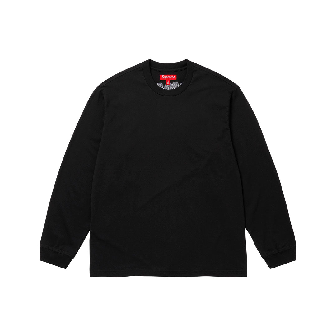Camiseta Supreme manga larga Intarsia Black