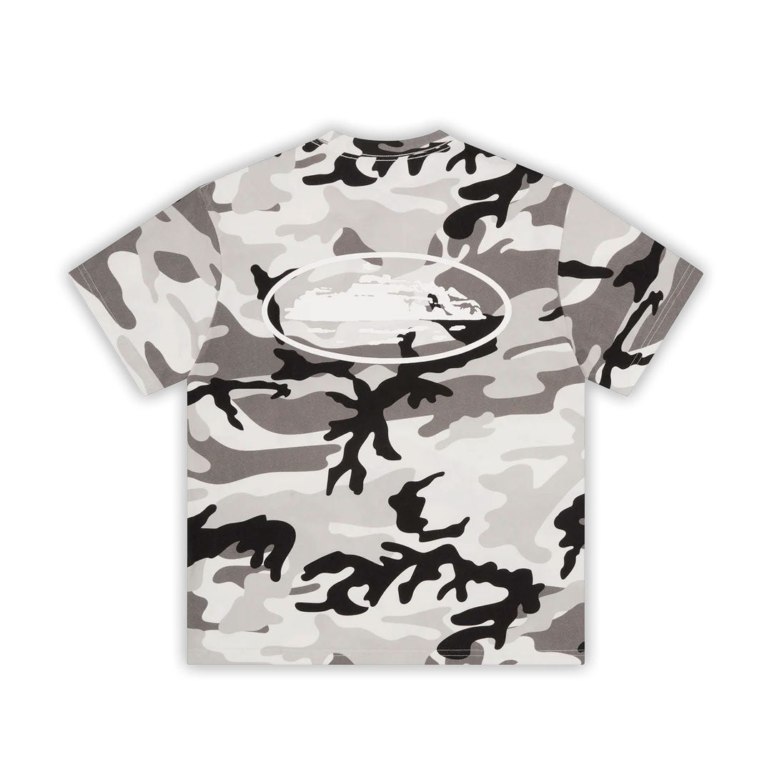 Camiseta Corteiz Island Puff Artic Camo