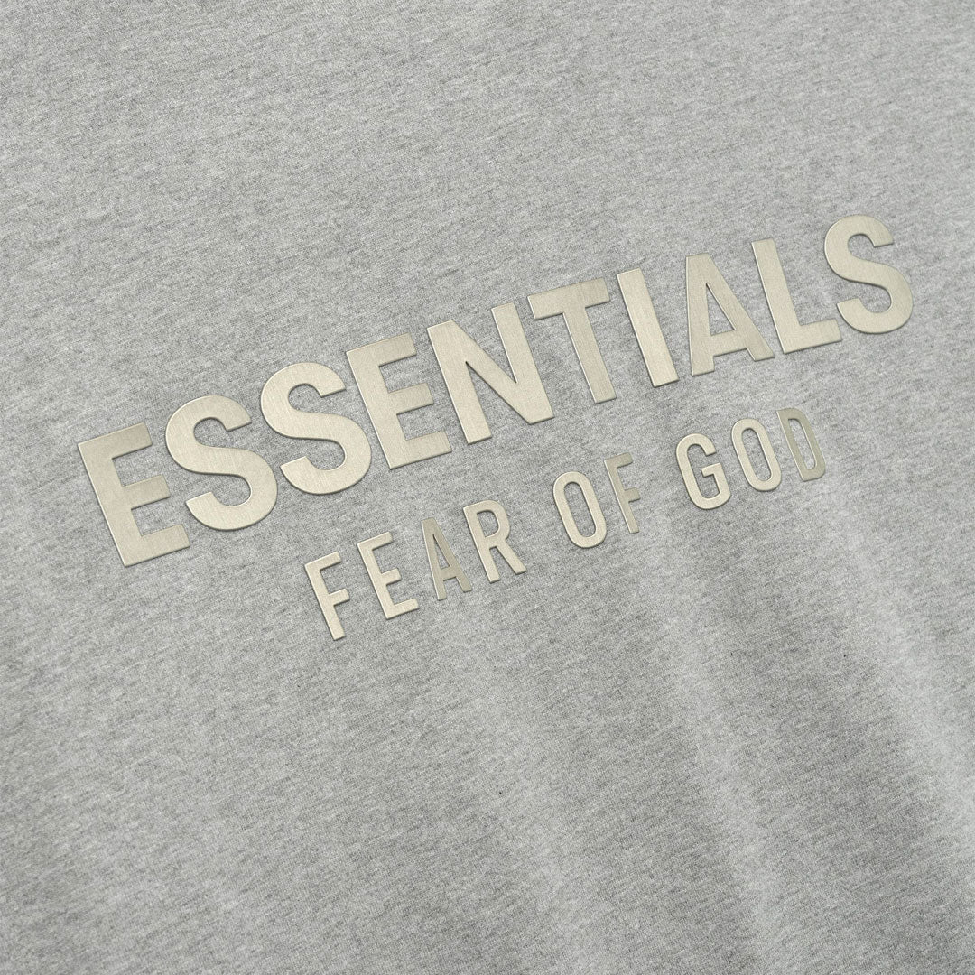 Camiseta Essentials Fear of God Metallic Concrete Heather