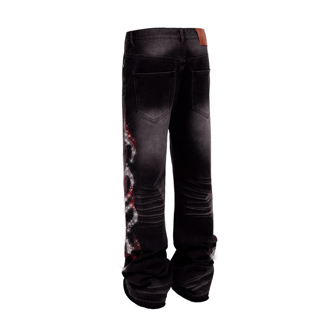 Pantalón Reputation Viper Flames Black