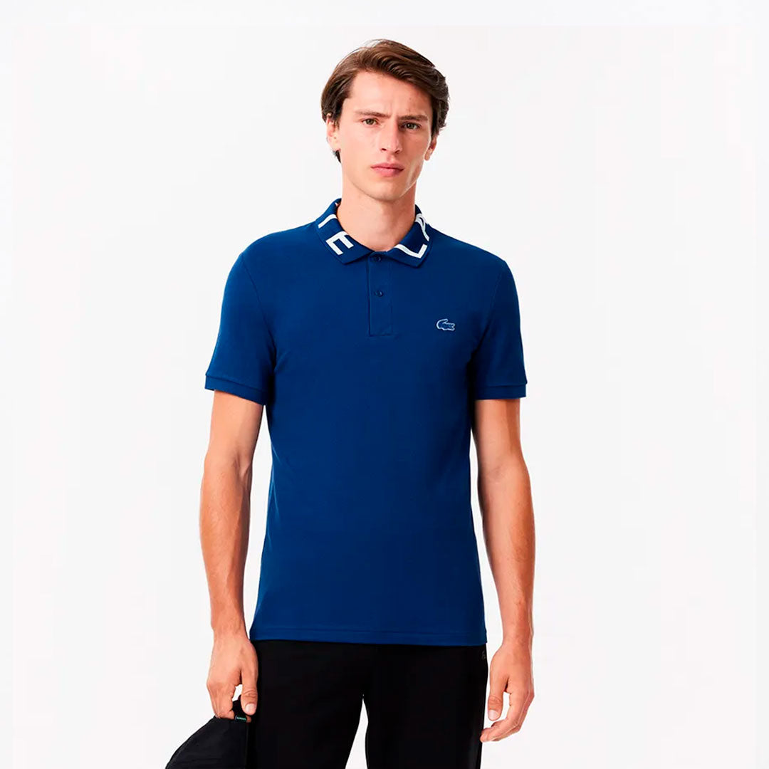 Camiseta Lacoste Collar Polo Blue